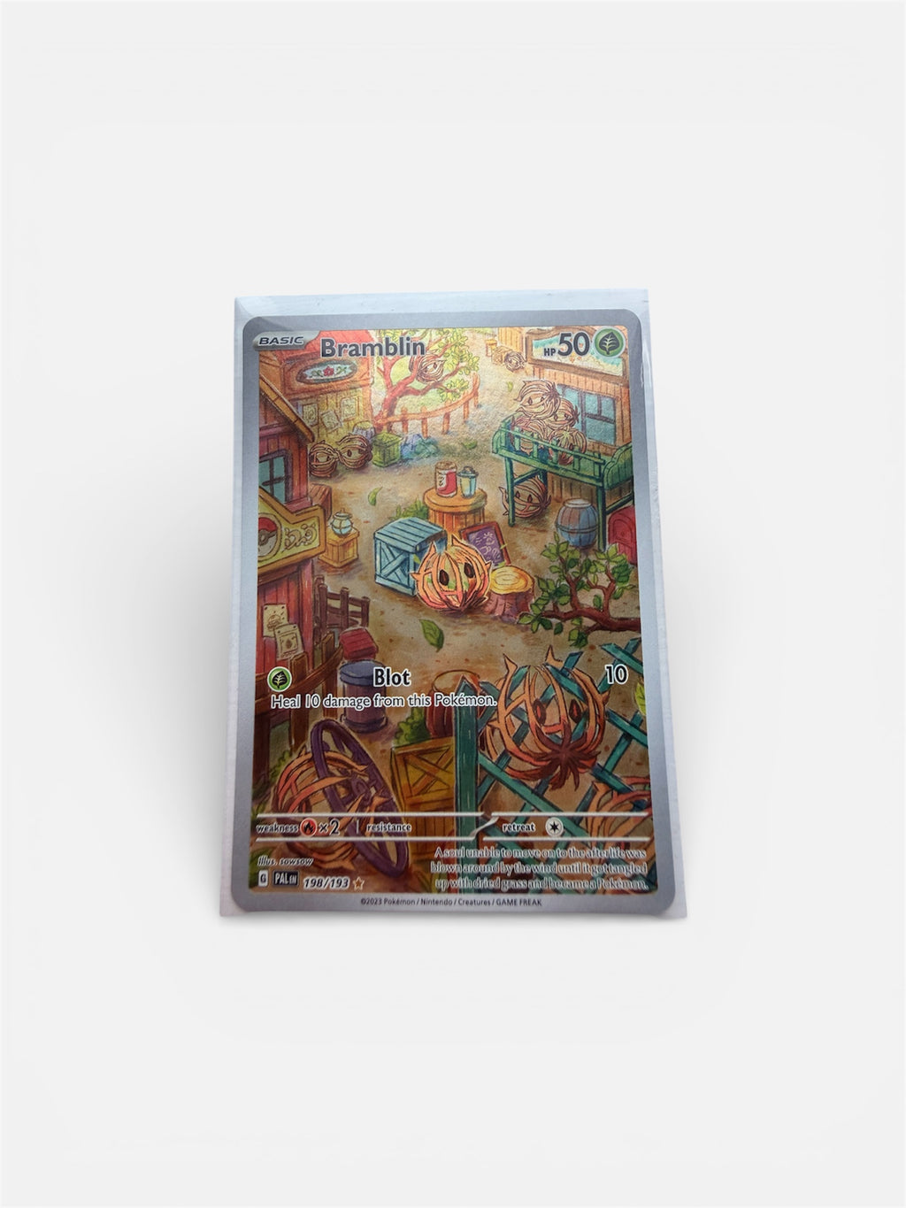 Bramblin 198/193 Paldea Evolved Illustration Rare Pokémon TCG